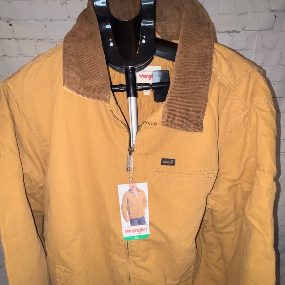 Brand NWT* Men’s Wrangler canvas work jacket